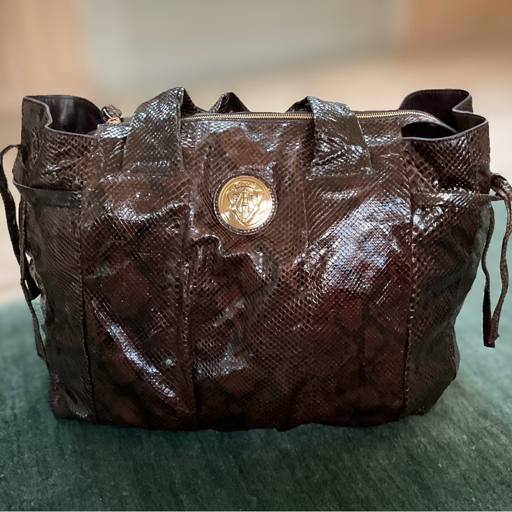 Gucci python hysteria large weekender - Picture 14 of 15